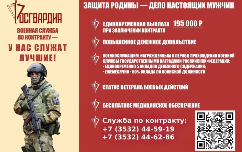 Защита Родины – дело настоящих мужчин