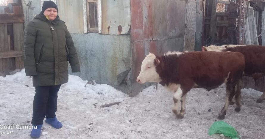 Соль-илечанка Галина Дьяконова на средства соцконтракта развивает подсобное хозяйство
