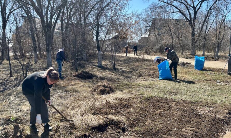 В Соль-Илецком округе проходят весенние субботники