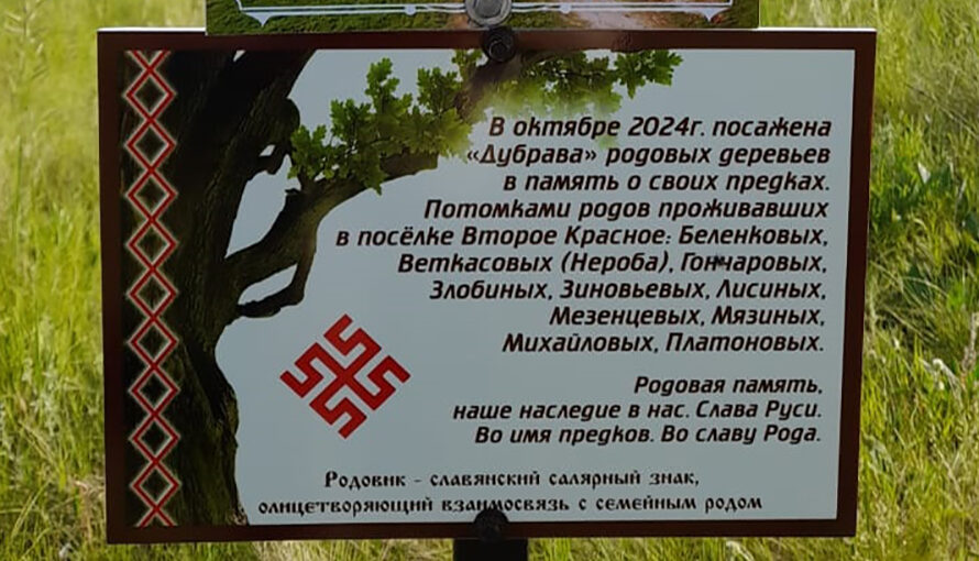 Жители Новосергиевского района высадили семейные деревья в память о предках