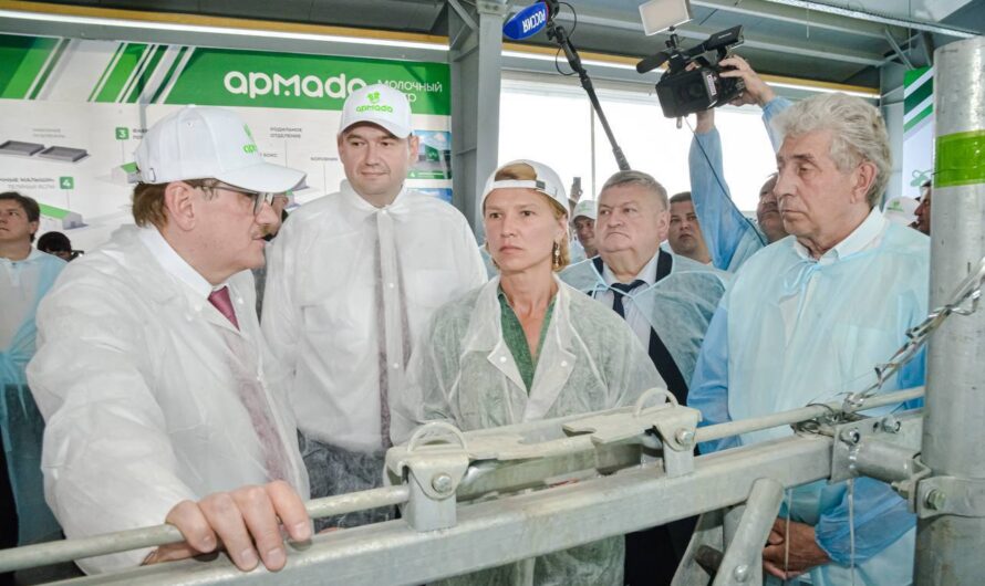В Оренбургской области открыли инновационный молочный центр «Армада»