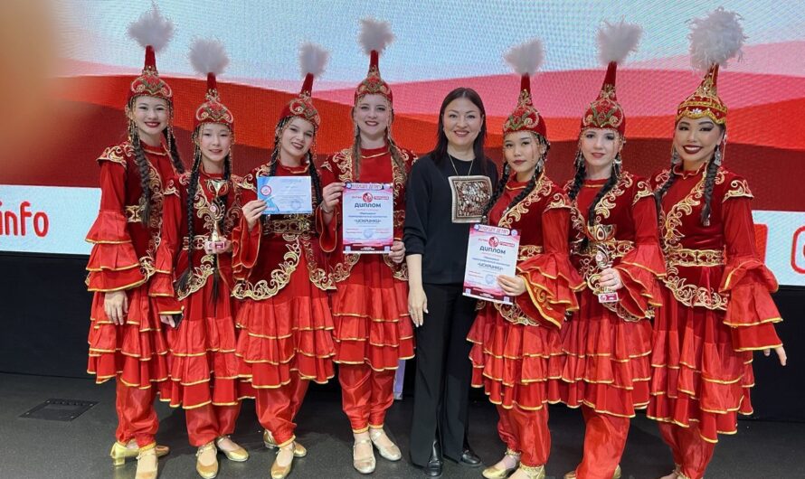 Хореографический коллектив «Искринки» из Соль-Илецка начал год с триумфального выступления в Москве