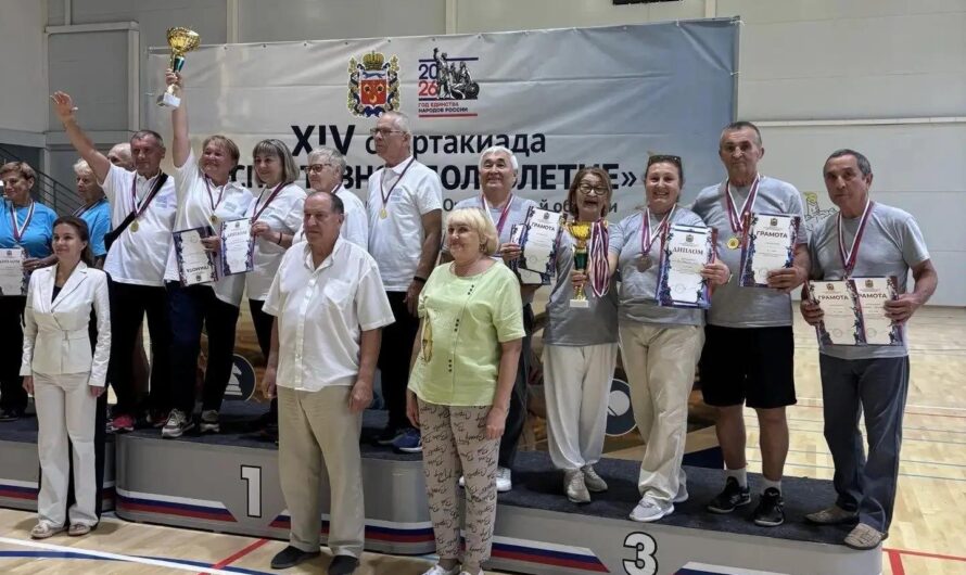 Команда Соль-Илецка стала призером областной спартакиады «Спортивное долголетие»