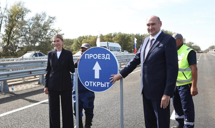 В Оренбурге открыли мост через Сакмару на Братьев Коростелевых