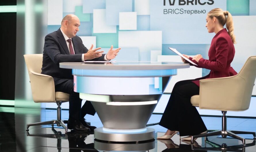 Губернатор Оренбуржья дал интервью международной медиасети TV BRICS