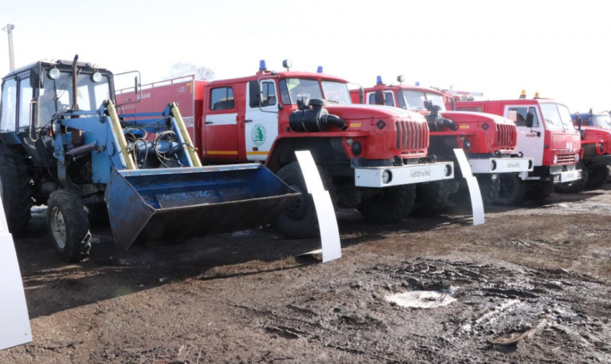 Учения по ликвидации последствий лесных пожаров прошли в Оренбургской области