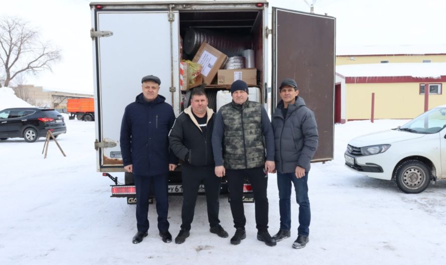 Вторая делегация Красногвардейского района доставила гуманитарную помощь участникам специальной военной операции