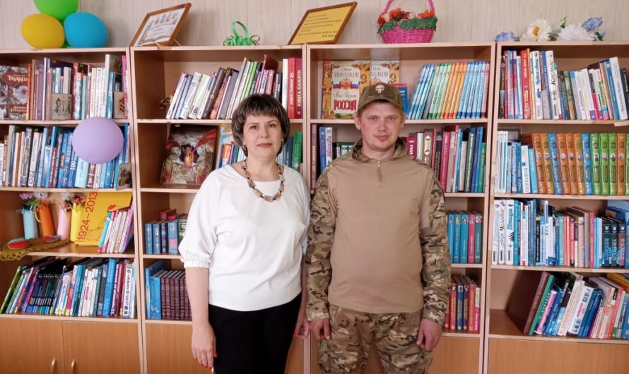 Участник специальной военной операции  Алексей Авяряскин был приглашён на  «Урок мужества»
