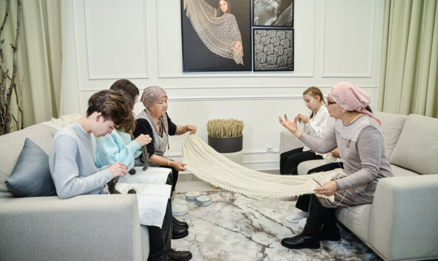 В посёлке Нежинка начал работу Дом оренбургского пухового платка