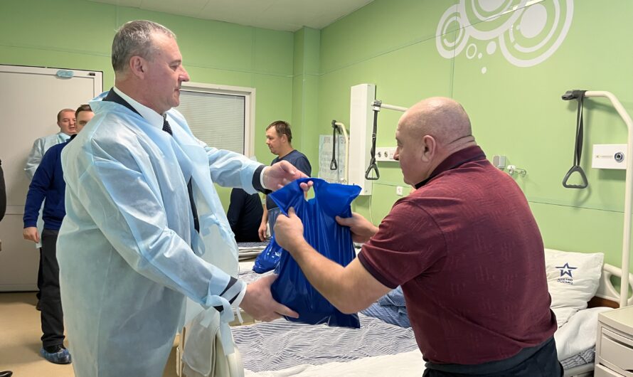 Олег Димов побывал в военном госпитале