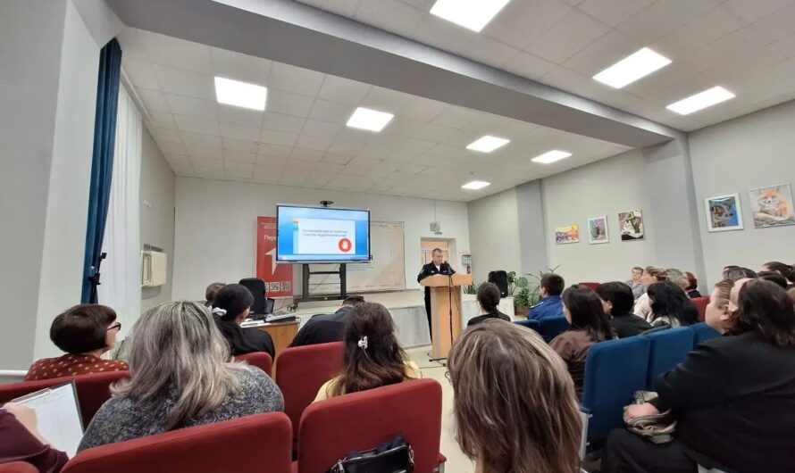 В Красногвардейской гимназии прошёл важный и откровенный разговор со школьниками(12+)