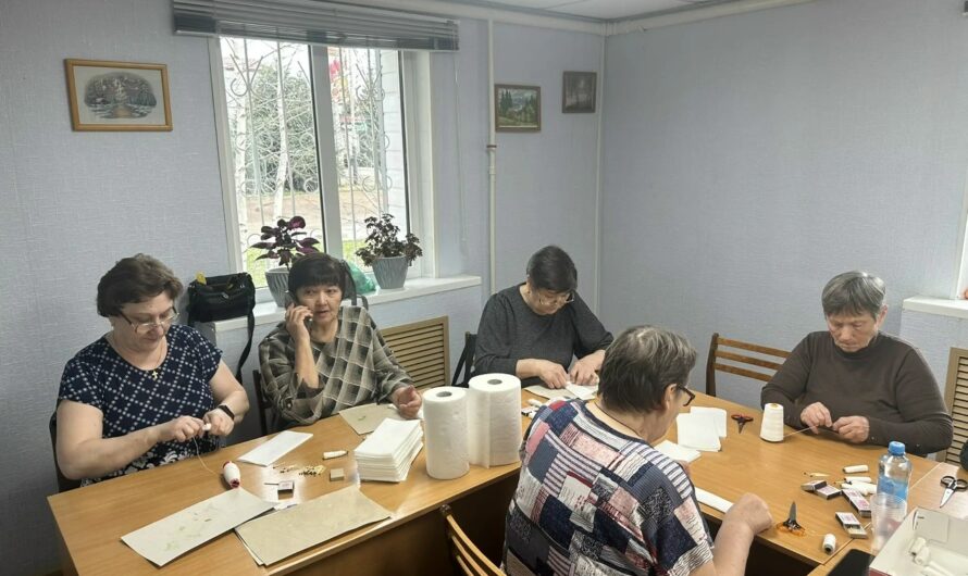 В Центре «Мудрость» Красногвардейского района продолжается работа в поддержку участников СВО