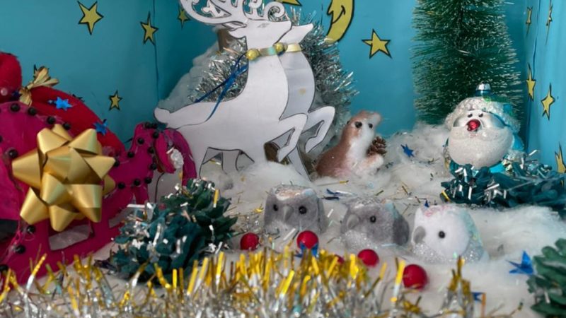 В детских садах — новогодняя сказка: подготовили поделки и степновские дошколята