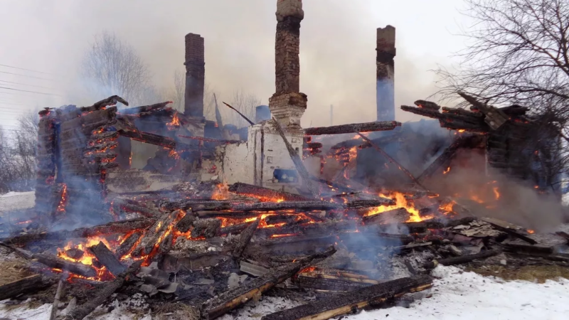В январе на территории Ташлинского района произошло четыре пожара