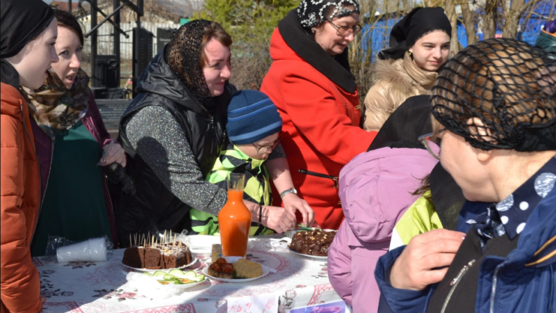 В фестивале постной кухни при храме Святого пророка Илии активное участие приняли ташлинские семьи