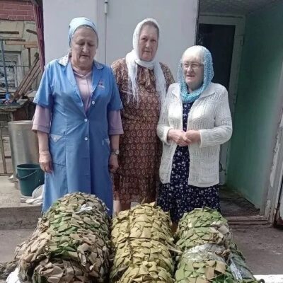 Медногорцы сплели новые сети для бойцов