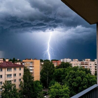 Правила поведения во время грозы