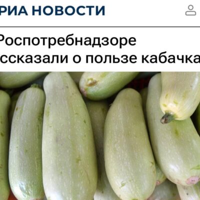 Кабачок содержит вещества, снижающие аппетит и способствующие похудению