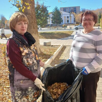 Медногорские библиотекари провели субботник