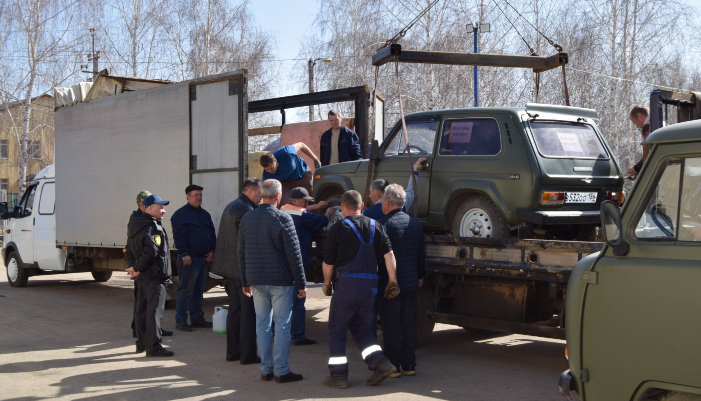 Шарлычане отправили нашим солдатам 