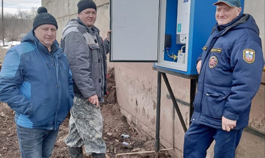 В Шарлыкском районе Оренбуржья газифицировали пожарный пост