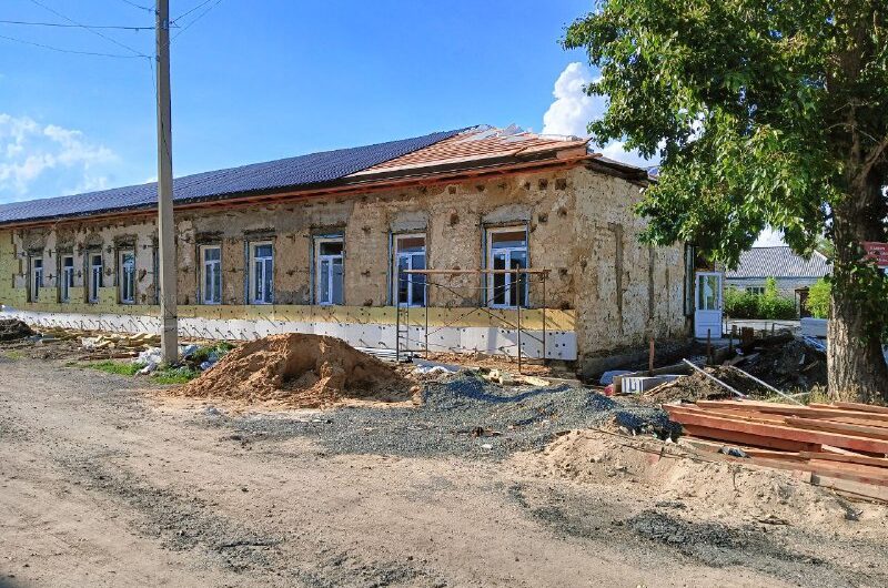 Капитальный ремонт Детской школы искусств в Адамовке набирает обороты