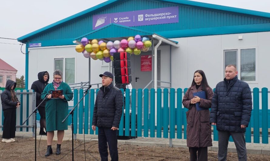 Медицина рядом с домом: в селе Петровском Оренбуржья открыли современный ФАП по нацпроекту