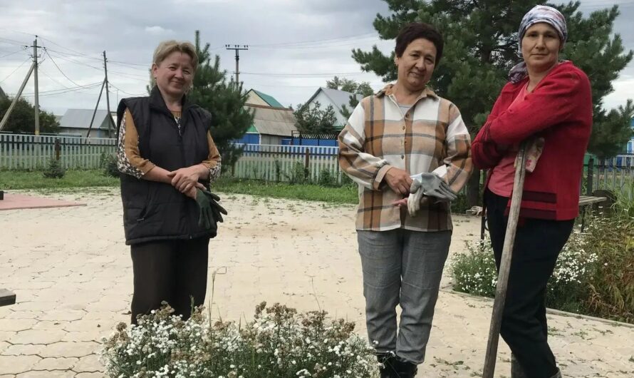 В Ялчкаевском центре досуга Шарлыкского района провели субботник и акцию «Чистый клуб»