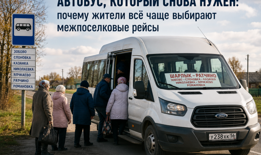 В Шарлыкском районе растёт число пассажиров на межпоселковых маршрутах