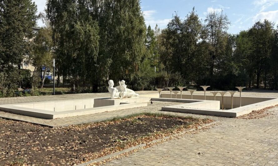 В Кувандыке завершается второй этап благоустройства сквера ДК «Криолит»
