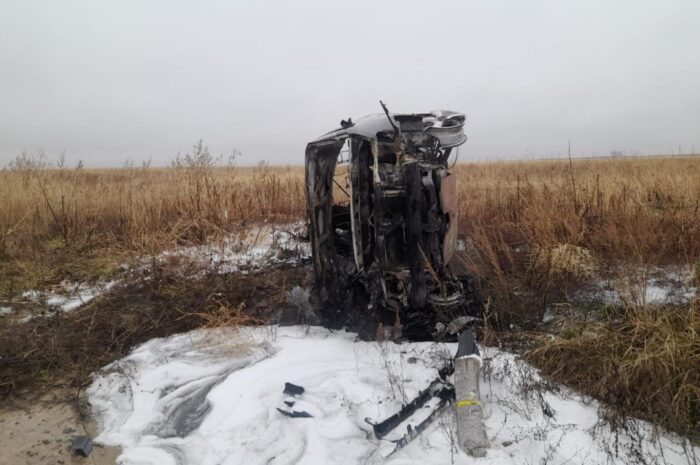 В Новоорском районе на автодороге Кумак – Можаровка произошло возгорание автомобиля
