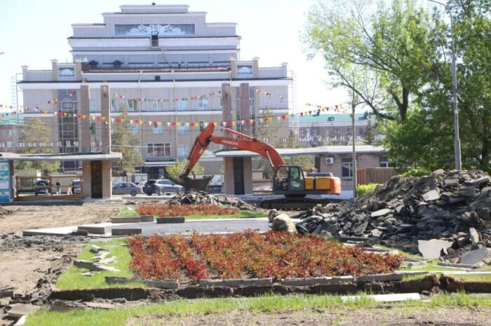 В Оренбургской области приступили к благоустройству объектов городской среды