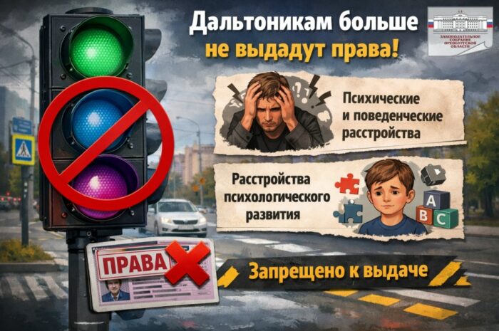 В России обновили перечень медицинских противопоказаний для управления автомобилем