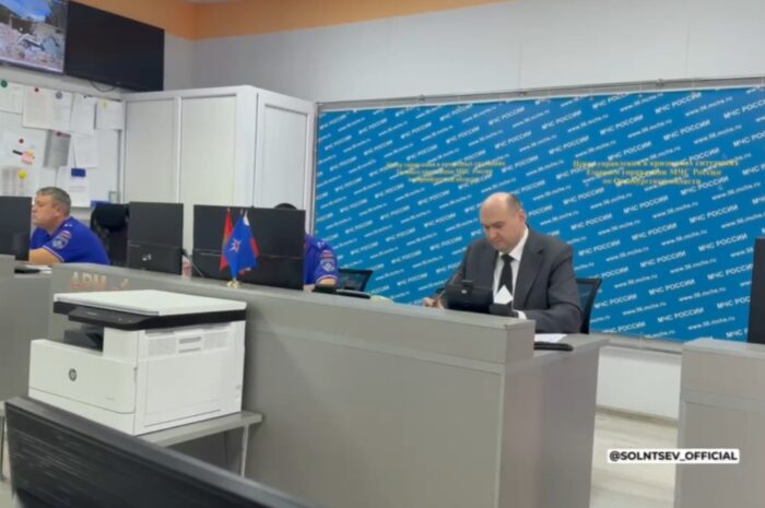 Губернатор Оренбургской области принял участие в оперативном совещании по паводку