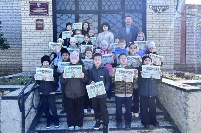 В гостях у Редакционно-издательского дома «Новоорская газета» побывали второклашки