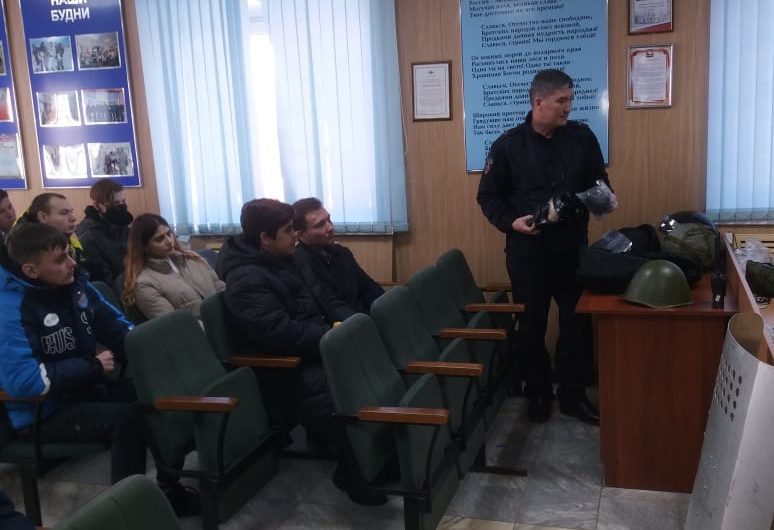 Первомайские полицейские провели день открытых дверей для учащихся Ташлинского техникума