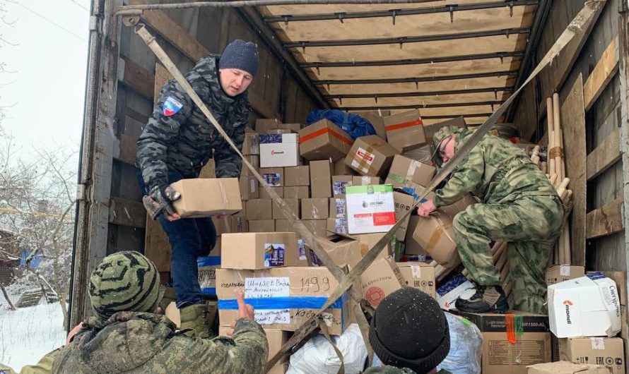 Бойцам из Оренбуржья передали очередной груз с гуманитарной помощью