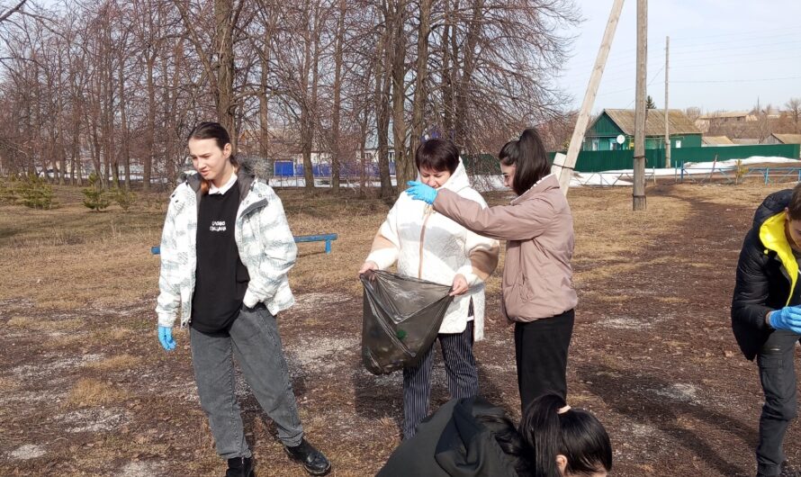 Ученики Асекеевского района приняли участии в акции “Юннатский субботник”
