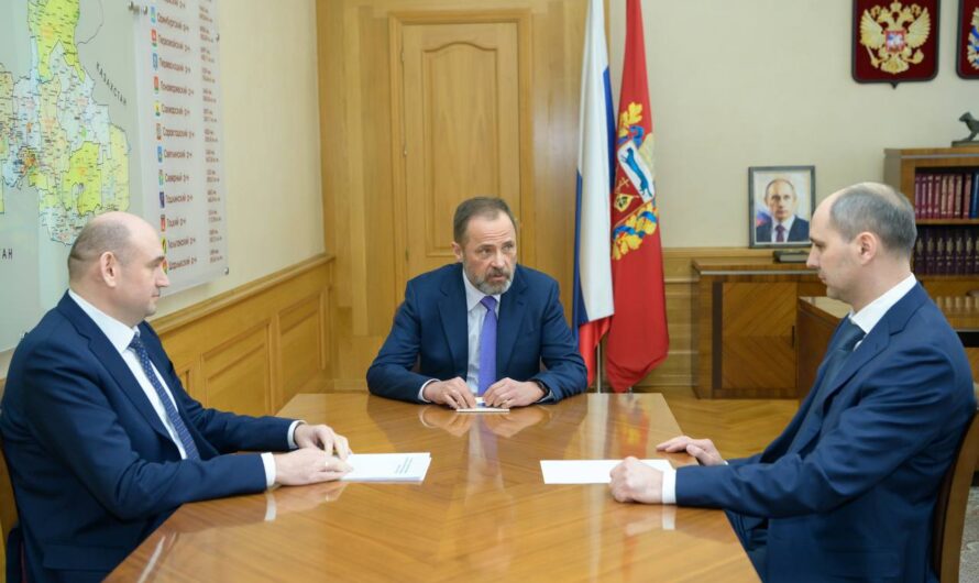 Полпред Игорь Комаров представил нового врио губернатора Оренбургской области Евгения Солнцева