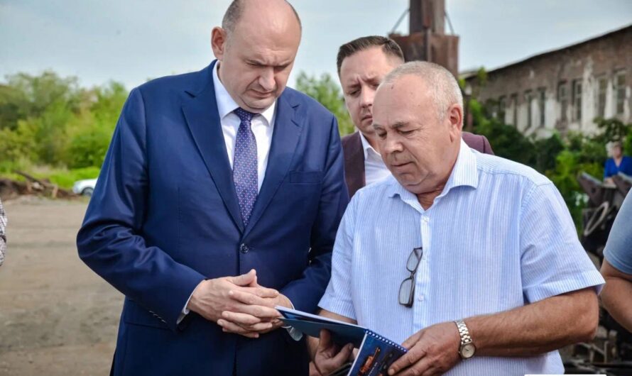 Евгений Солнцев с рабочей поездкой посетил Переволоцкий район.