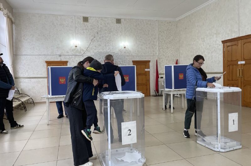 Асекеевцы продолжают активно голосовать