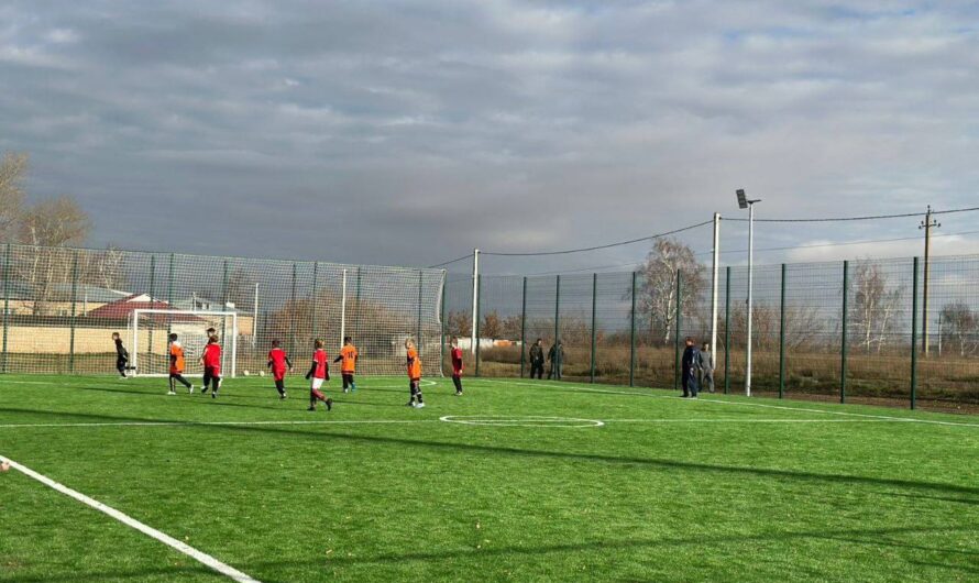 В Оренбуржье продолжают открывать спортивные площадки