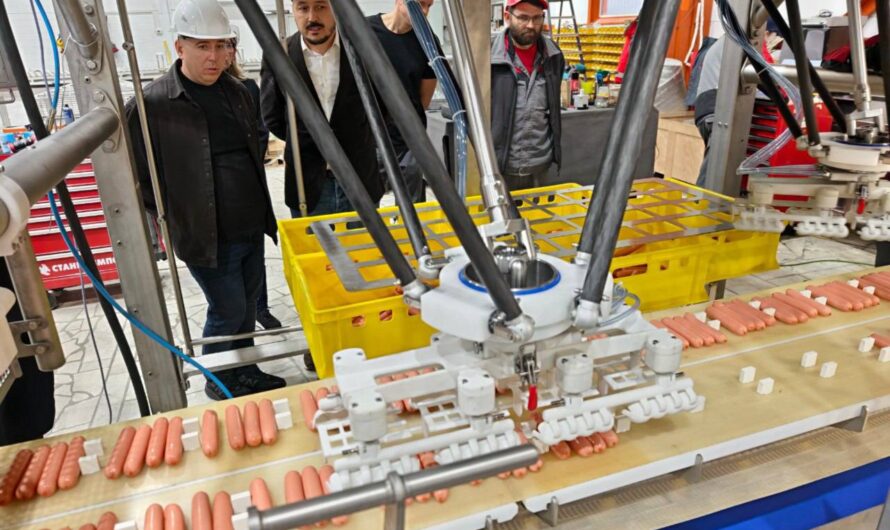 Роботизированный укладчик сосисок создали в Оренбуржье