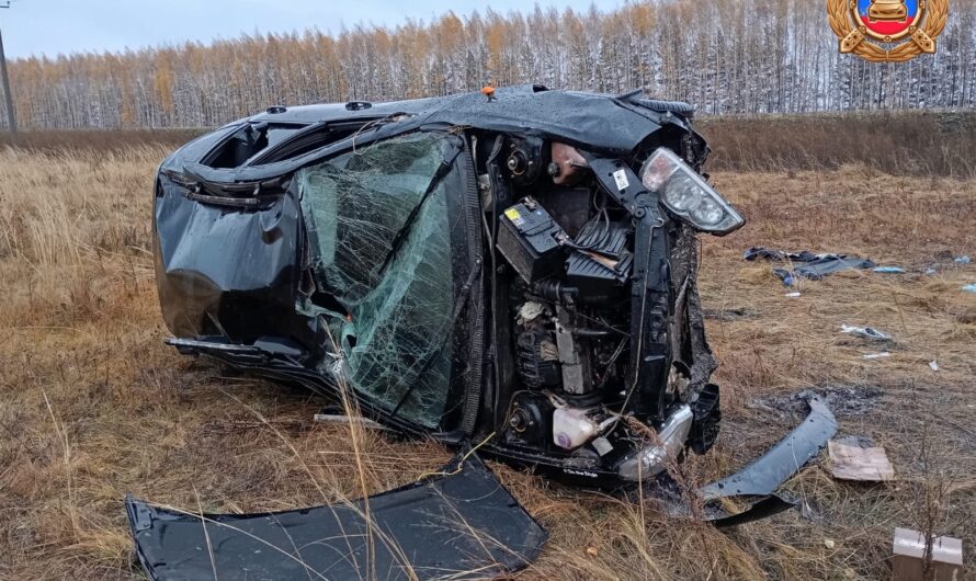 Слетел в кювет: в ДТП пострадали водитель и пассажир