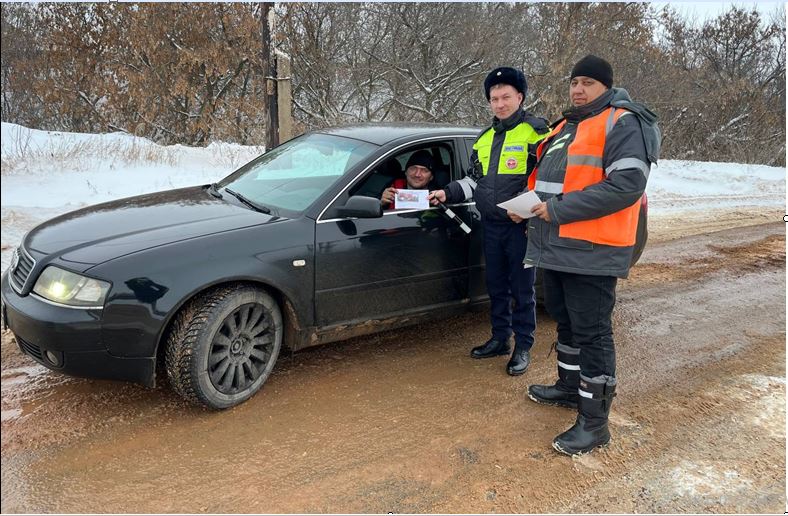 Рейд сотрудников Госавтоинспекции на переезде
