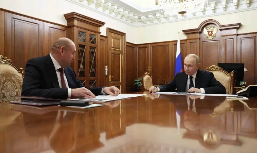 Евгений Солнцев рассказал Владимиру Путину о социально-экономическом развитии Оренбуржья