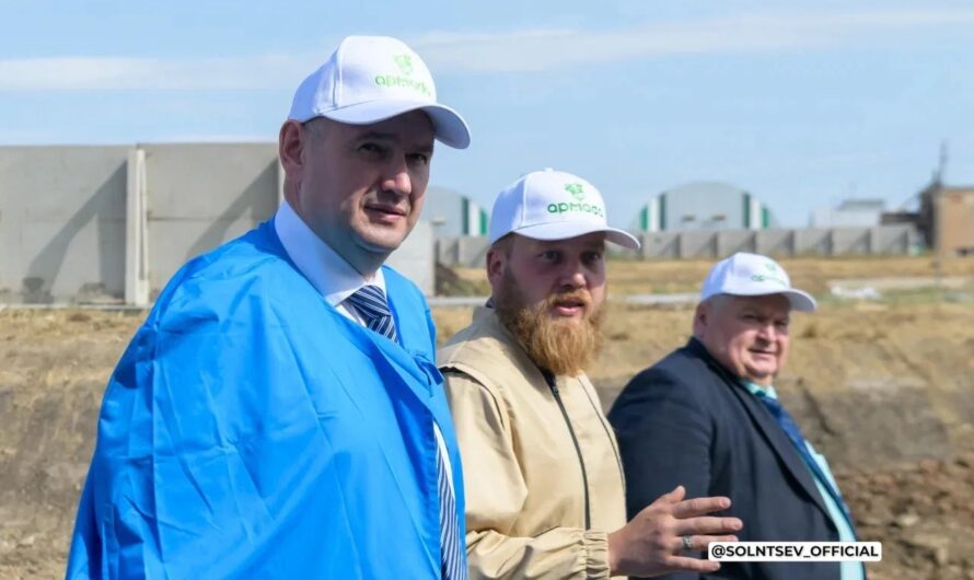 Евгений Солнцев посетил агропредприятие по производству молока «Армада Агро»