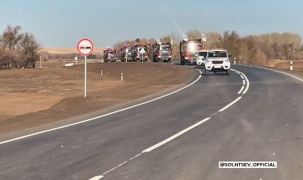 В Октябрьском районе завершена реконструкция участка автомобильной дороги