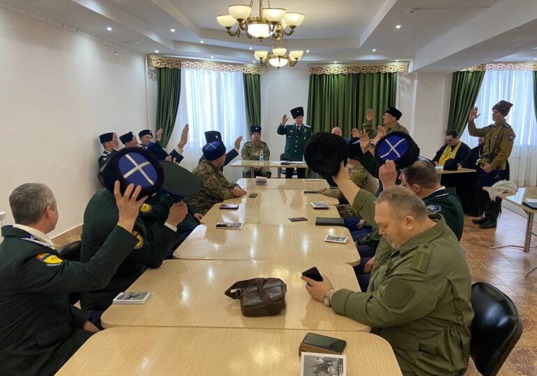 В Бузулукском районе состоялся отчётно-выборный круг Северо-западного юртового казачьего общества Оренбургского казачьего войска