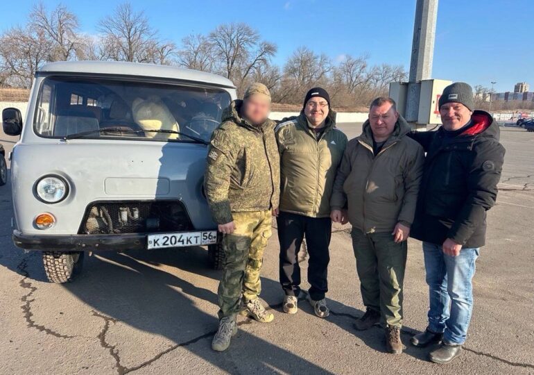 Накануне Дня защитника Отечества гуманитарная помощь, собранная жителями Оренбуржья, доставлена на передовую
